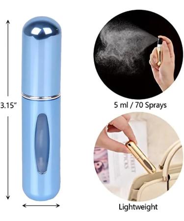 5ml Perfume Atomizer Portable Liquid Cosmetics Containers Suitable for Travel Portable Refillable Makeup (Color : Bright Silver) - Buy Online on GoSupps.com