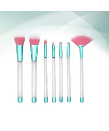 7pcs Glitter Makeup Brush Set | DIY Quicksand Handle | Foundation Powder & Blush Applicator for Flawless Makeup - Buy Online on GoSupps.com