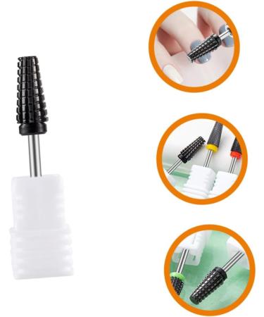 FRCOLOR Black Ceramic Nail Polishing Head Ceramics Grinding Head Manicure Women's - Buy Online on GoSupps.com