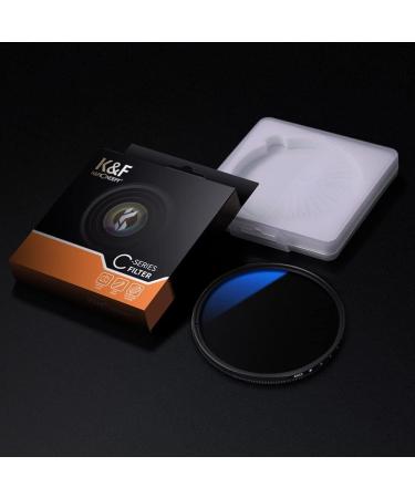 K&F Concept 62mm Variable ND Filter ND2-ND400 1-9 Stop Ultra-Slim Coatings for Camera Lens with Cleaning Cloth - Buy Online on GoSupps.com