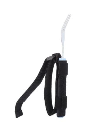 Disabled Patient Spoon Fork, Adjustable Strap Elderly Eating Aids for Hospital for Nursing Home