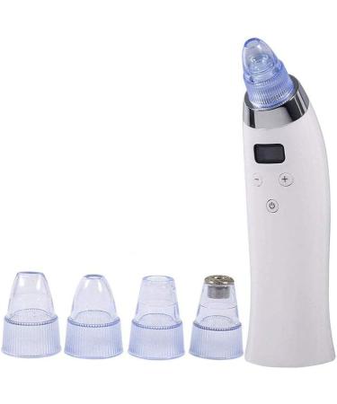 Sxdthy Electric Pore Cleaner USB Rechargeable Blackhead Suction Tool 5 Levels Adjustable Blackhead Remover with LED Smart LCD Display & 4 Suction Heads - Buy Online on GoSupps.com