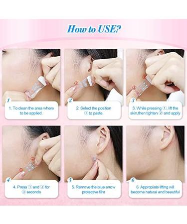 100PCS Face Lift Tape for Invisible Face Lifting - Instant Makeup Tools for Wrinkles & Saggy Skin - Buy Online on GoSupps.com