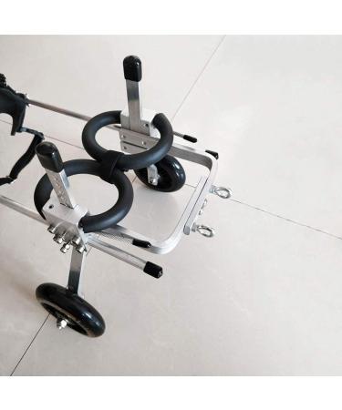 Dog Wheelchair Pet Wheelchair for Handicapped Lightweight Adjustable Wheelchair for Back Legs for Small Medium Large 2-Wheel Red - Buy Online on GoSupps.com