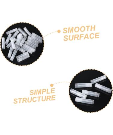 100 pi ces Tubes Vides pour Soin des L vres avec Bouchon Transparent R cipients DIY pour Gloss Cr me L vres Recharge Pratique pour Filles et Femmes - Buy Online on GoSupps.com