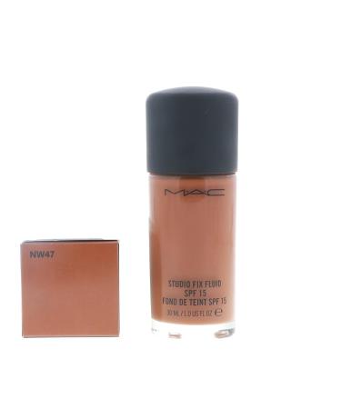 MAC Studio Fix Fluid Natural Matte Foundation SPF 15 1 oz (Nw47) - Full Coverage Foundation - Buy Online on GoSupps.com