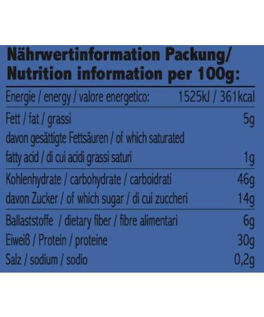 Seitenbacher Porridge Blueberry - Your Warm Breakfast with 30% Protein I Wheat Free I (1 x 500 g) - Buy Online on GoSupps.com