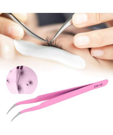 Eyelashes Extension Eyelash Tweezers Affordable Health Durable for Home Beautician(CS-15) - Buy Online on GoSupps.com