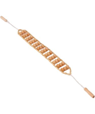 Wood Back Massage Scooter | Hand Excavator Meridiane | Fatigue Relief & Detox Tool for Back Neck Shoulders & Legs - Buy Online on GoSupps.com