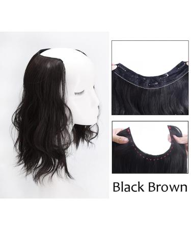 12 U-Shaped Wavy Hair Extensions | Black & Brown | International Shipping Available - Buy Online on GoSupps.com