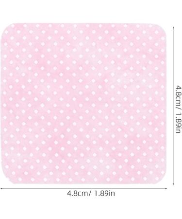 2 Boxes Disposable Nail Polish Remover Pads Heart Shape Nail Wipe Cotton Gel Nail Polish Removers Lint Nail Cleaning Patches Pink - Buy Online on GoSupps.com