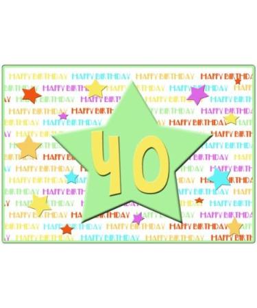 40th Birthday Sweets Gift Box - Buy Online on GoSupps.com