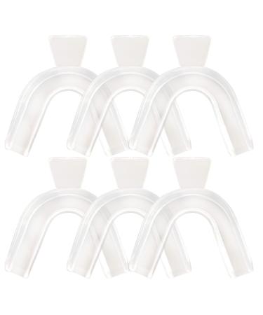 XANHOY 6Pcs Teeth Guard For Night Grinding Night Sleep Guards Teeth Grinding Retainer Moldable Fit Mouth Guard Teeth Retainers