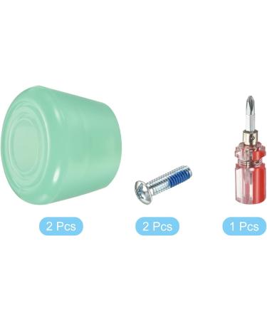 Patikil Roller Skate Toe Stops 82A Rubber Brake Stoppers Green - Includes Screwdriver | Roller Skate Accessories Replacement - Buy Online on GoSupps.com