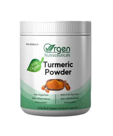 Organic Turmeric Powder 227g Supports Digestive Health Anti-inflammatory for Joint Pain Relief Antioxidant Liver Tonic