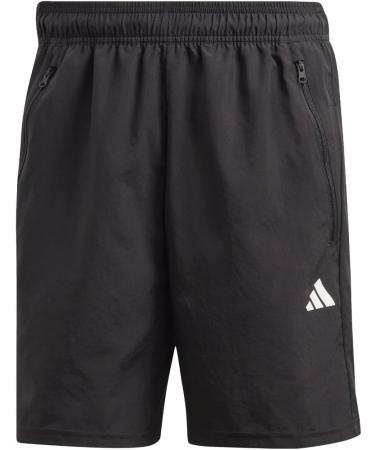 Buy adidas Men's Train Essentials Woven Training Shorts - Black/White | International Shipping Available - Buy Online on GoSupps.com