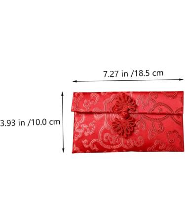 Ciieeo 12 Pcs Buckle Fabric Red Envelope Fortune Red Envelopes Chinese Knot Red Envelopes Chinese Red Envelope Spring Festival Lucky Money Envelope Chinese Envelopes Pocket Storage Bags - Buy Online on GoSupps.com