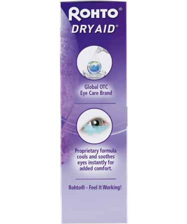 Rohto DryAid Eye Relief Lubricant Eye Drops Twin Pack 0.34 Fl Oz - Dry Eye Relief - Buy Online on GoSupps.com