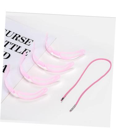 FRCOLOR 5sets Reusable Eyebrow Card Handheld Eyebrow Grooming Template For Women Girls Easy To Use Create Natural Thick Eyebrows Pink - Buy Online on GoSupps.com