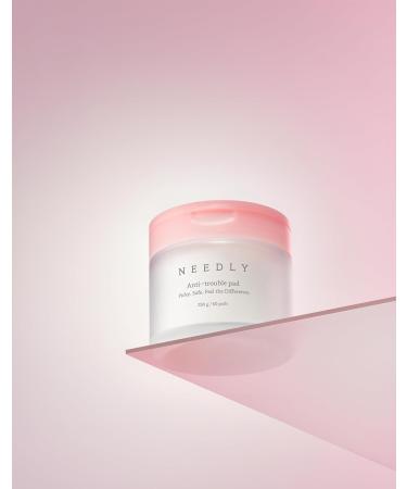 NEEDLY | Anti-Trouble Pad | Exfoliating & Sebum Improvement with Quadruple Peeling Complex | for Acne-Prone Skin - Buy Online on GoSupps.com