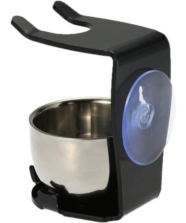 Ounona Men's Shaving Bowl & Soap Set | Stainless Steel Brush Holder & Suction Cup | Ultimate Shaving Experience - Buy Online on GoSupps.com