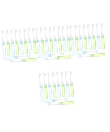 Ipetboom 40 pc portable toothbrush collapsible toothbrushes toothbrush camping toothbrush travel toothbrush pocket toothbrush soft fur soft brush wire travel accessories