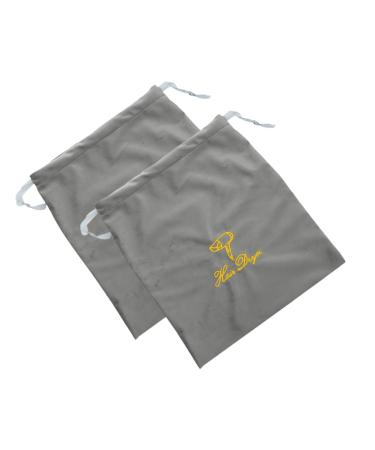 Didiseaon 2pcs Travel Bag Draw Dryer Bags Hair Storage Blower Pouch 30.00X25.00X0.50CM Grey