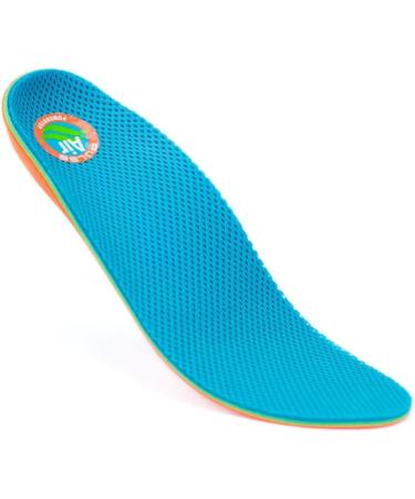 Powerstep Pulse Air Insoles for Running Shoes - Blue Men's 7-7.5 / Women's 9-9.5 - Pain Relief Insert with Breathable Fabric - Buy Online on GoSupps.com