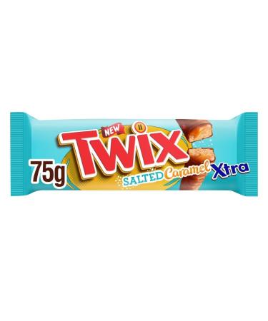 Twix Twix Xtra Pack of 24 Salted Caramel Chocolate Bars 75g