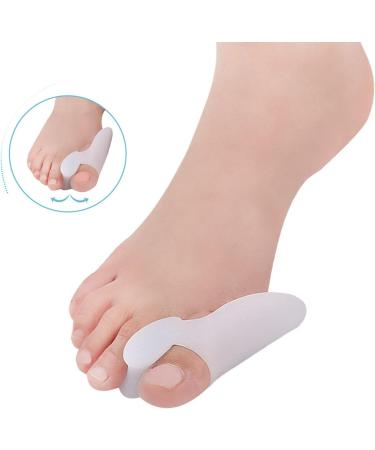 MICPANG Bunion Corrector: Bunion Pads Splint for Men and Women, Gel Silicone Big Toe Separator Cushion - White (3 Pairs) - Buy Online on GoSupps.com
