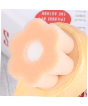 Beavorty 1pc Face Wash Brush Facial Brush Manual Face Scrub Brush Facial Cleanser Brush Silicone Facial Cleaning Brush Facial Exfoliating Brush Electric Washbasin Wooden - Buy Online on GoSupps.com