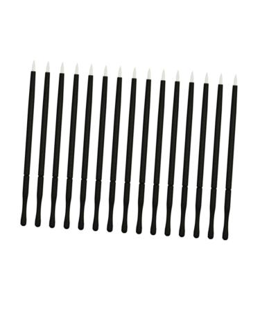 Housoutil 50pcs Cosmetics Liquid Disposable Makeup Eyeliner Eye Tips White Applicator Wand Tools 10*0.5cm White