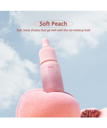 Peripera Ink Airy Velvet Lip Tint Liquid Lip - 024 Heavenly Peach (0.14 fl oz) - Buy Online on GoSupps.com