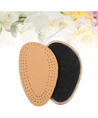 Shop Ipetboom Leather Half Insoles for Women - Yellow Forefoot Inserts for Heels Flats & Boots | Size L - Comfort & Style - Buy Online on GoSupps.com