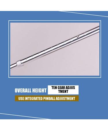 Crutch Aluminum Alloy Elbow Crutches Walking Aids Sprains of Lower Limbs Use by Fractured People White Warm Life Bathing in Sunlight - Buy Online on GoSupps.com