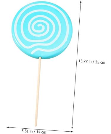 ABOOFAN 4pcs Gifts Christmas Sto The Gift For Kids Big Swirl Lollipops Candy Cane Ornaments Kids Toy Simulation Lollipop Decoration Lollipop Photot Props Model Sucker Christmas Tree Baby Bluex4pcs 14*1CMx4pcs - Buy Online on GoSupps.com