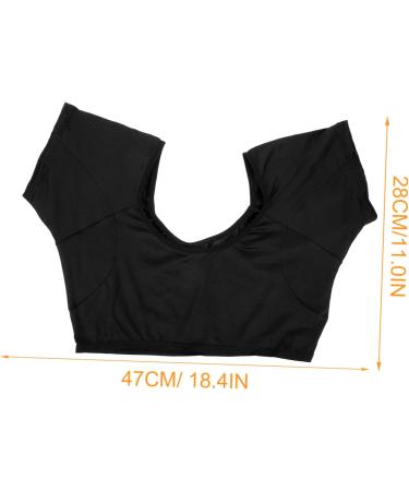 Solustre 2-Piece Armpit Sweat Pads - Ultimate Sweat Protection Underwear for Men - 1-Pack Vest & Shirt - Buy Online on GoSupps.com