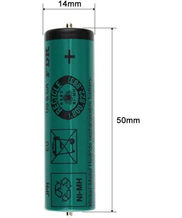 2 Pieces Original HR-AAUV Batteries for Braun Cruzer Electric Shavers | 1.2V 1650mAh Ni-MH Rechargeable | Perfect for Models 130S-1 150S-4 380S-4 and More - Buy Online on GoSupps.com