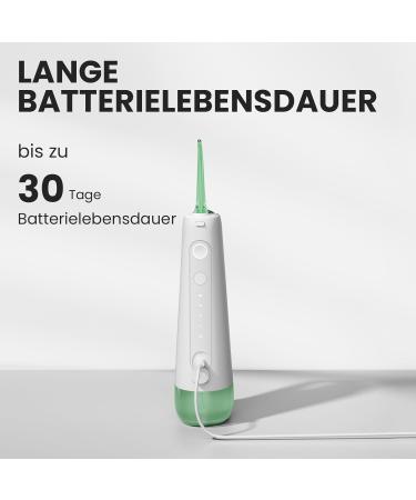 Buy OCLEAN W10 Wireless Water-Free Oral Shower | 4 Nozzle Tips | Portable Dental Floss with 5 Modes | Rechargeable Green - Buy Online on GoSupps.com