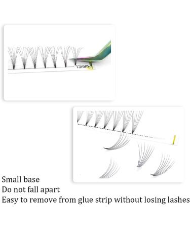 B&Q LASH 7D Premade Fan Eyelash Extensions 0.07D 15mm - Russian Volume Lashes - Buy Online on GoSupps.com