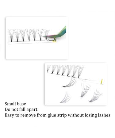 Shop 7D-D-0.07-8 Wimperer Soft Eyelashes | 4D 6D 7D Volume Extensions | Thin 0.07/0.10mm Short Stem | International Shipping - Buy Online on GoSupps.com