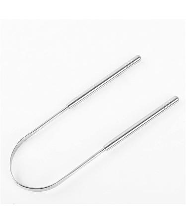 Durable Metal Tongue Cleaning Brush - Portable Food Scraper for Adults | Keep Your Teeth Healthy - International Shipping Available - Buy Online on GoSupps.com