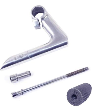SENQI 22.2 x 225 x 4mm Gooseneck Stem | Aluminum Alloy with Teeth | BSB040 Silver - Buy Online on GoSupps.com