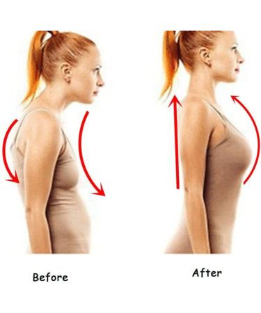 YMGSCC Women Chest Posture Corrector Belt Body Shaper Corset Vest Back Shoulder Support Brace Correction(Nude L) Large Nude - Buy Online on GoSupps.com