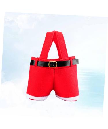FELTECHELECTR Christmas Candy Bag Handbags Xmas Candy Holiday Bags Santa Pants Candy Holder Christmas Handbag Chocolate Bag - Buy Online on GoSupps.com