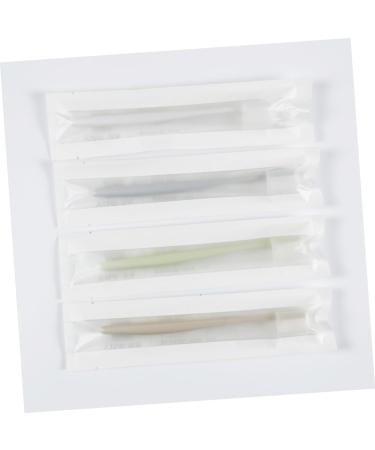 Ultechnovo 4-Pack Extra Soft Wooden Toothbrushes | Eco-Friendly Medium Bristle for Home Use | Khaki Color - Buy Online on GoSupps.com