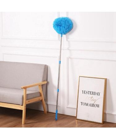 LAMELLIS Retractable Duster Stainless Steel Long Handle Dusting Brush Car Household Cleaning Tools Easy to Use Blue - Buy Online on GoSupps.com