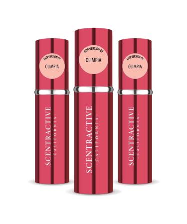 CA Perfume Impression of Paco R. Olimpia For Women Replica Version Fragrance Dupes Concentrated Long Lasting Eau de Parfum Spray Refillable Atomizer Bottle 0.17 Fl Oz/5ml-X3 PACO R. OLIMPIA IMPRESSION 0.51 Fl Oz (Pack of 1)