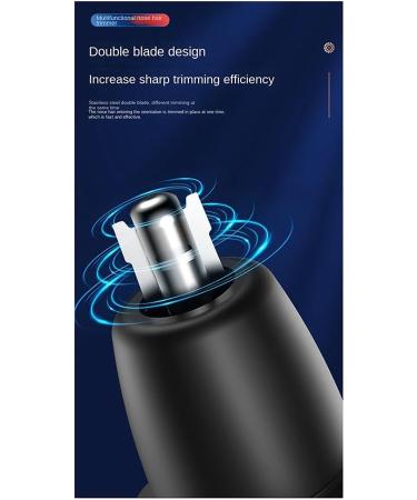 INTCHE Men's Electric Nose Hair Trimmer USB Rechargeable Ear Trimmer Portable Nose Hair Shaver Waterproof Safe Clean - Buy Online on GoSupps.com
