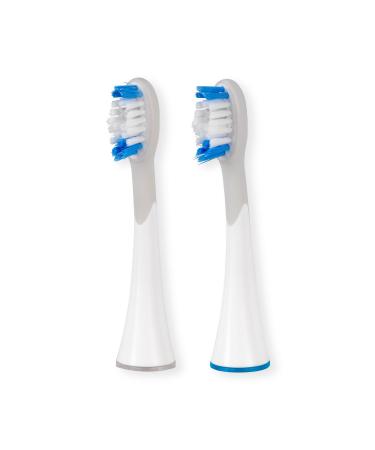 Silk'n SonicSmile brush heads replacement brushes white 2 pieces - Buy Online on GoSupps.com